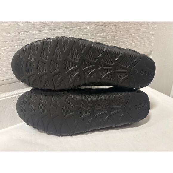 ECCO Leather Slip On EU 42 Men’s 8.5 Women’s 11 Black Toggle Comfort Dayla main image 6